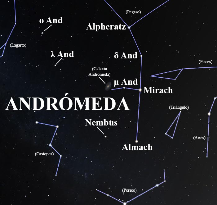 constelación Andrómeda