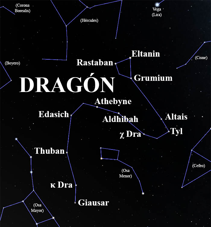 constelación Dragón