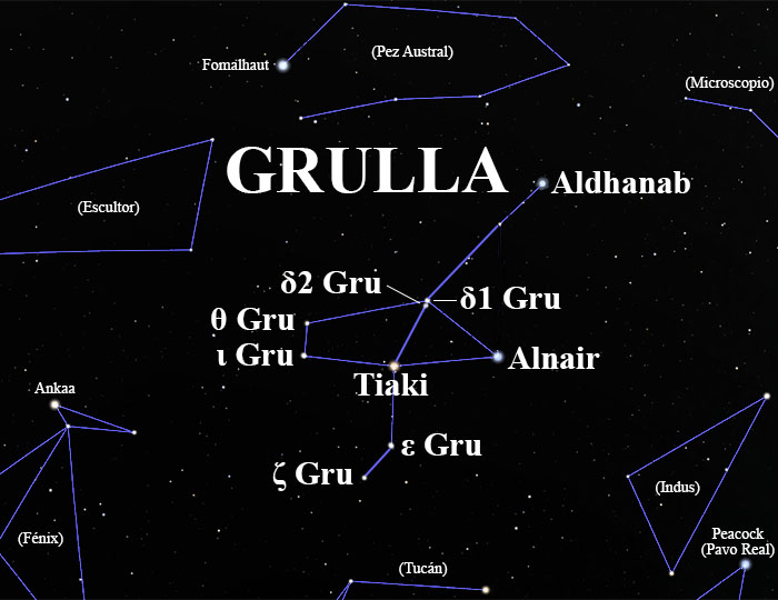 constelación Grulla