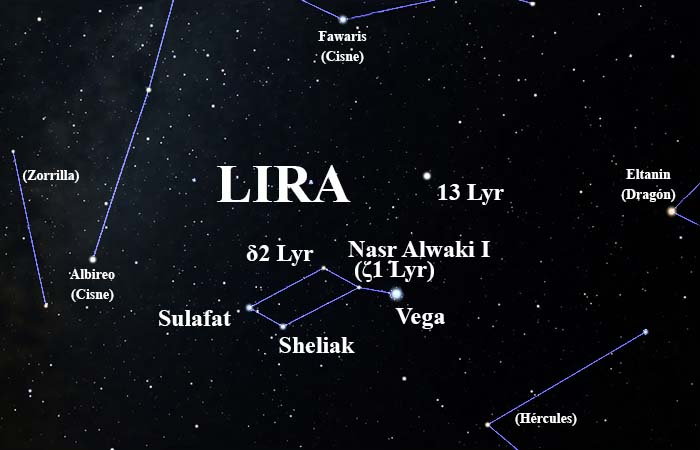 constelación Lira