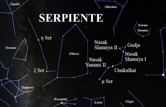 constelación Serpiente